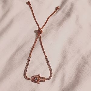 Hamsa Slider Tennis bracelet
